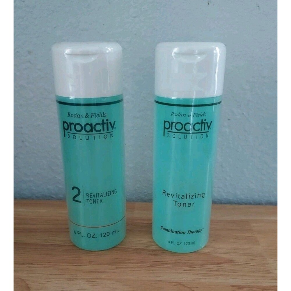 Proactiv Solution Revitalizing Toner Step 2 - 4 oz Each - 2 Bottles - Both NEW